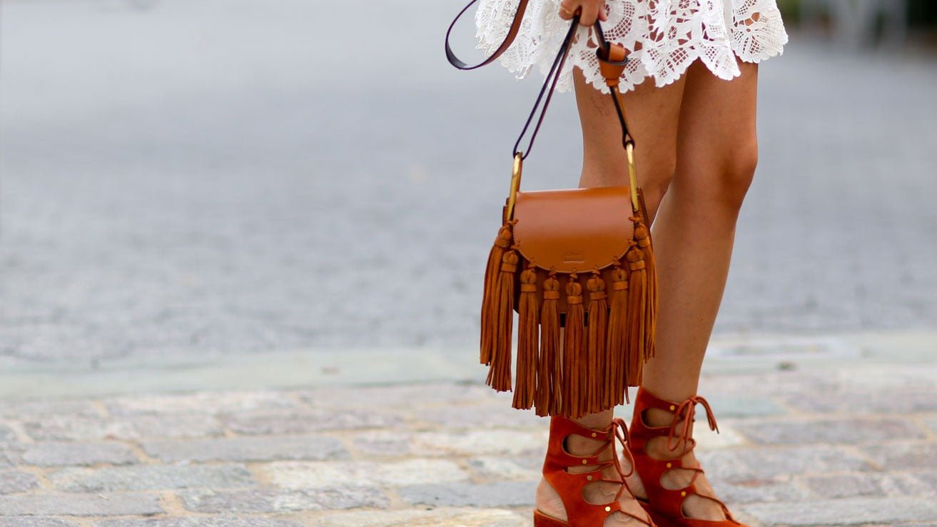 ● angelie ● TOAST BAG MINI / FRINGE STS31102-cremello-nellie-