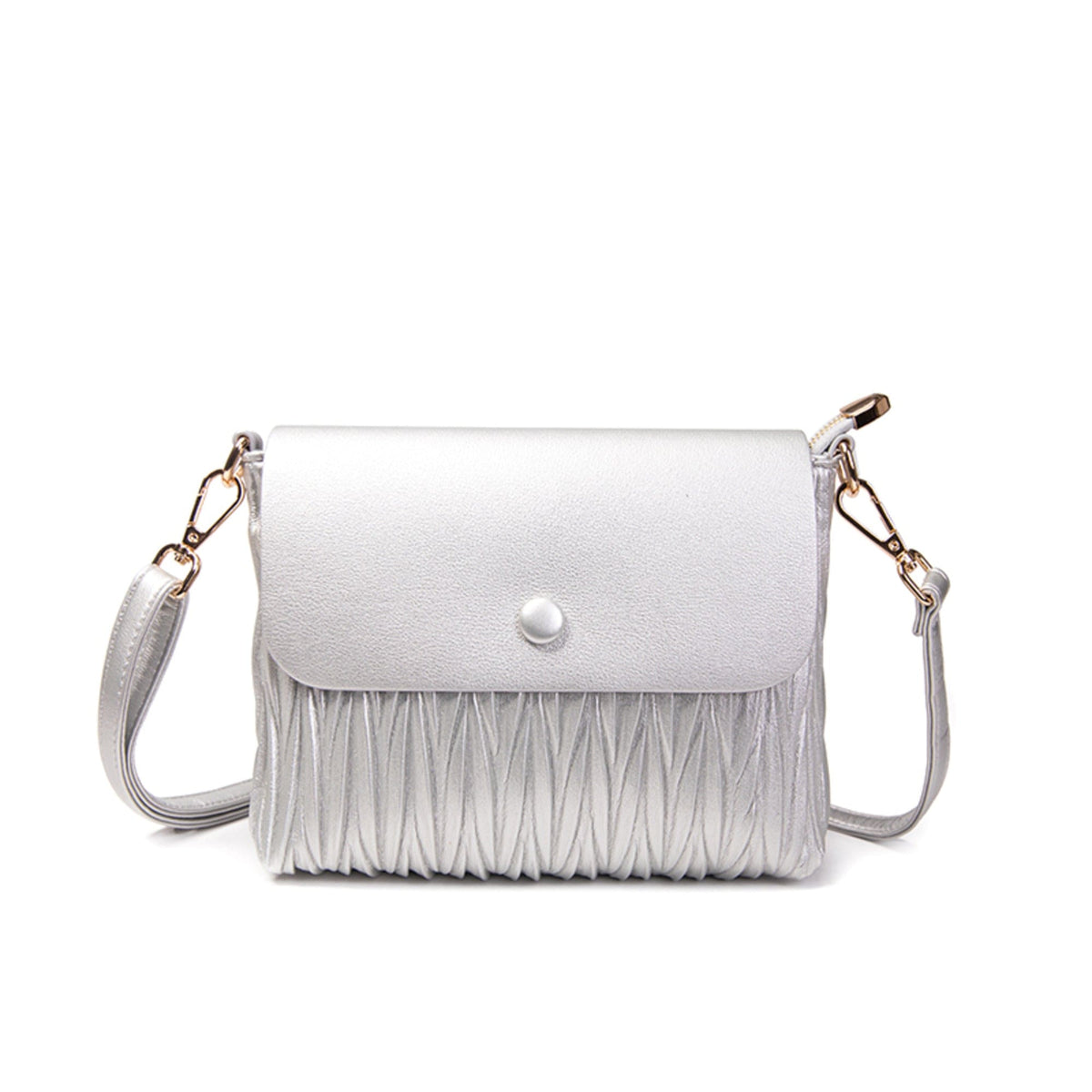 2529 Adriana Matelasse Crossbody Bag - MiMi Wholesale