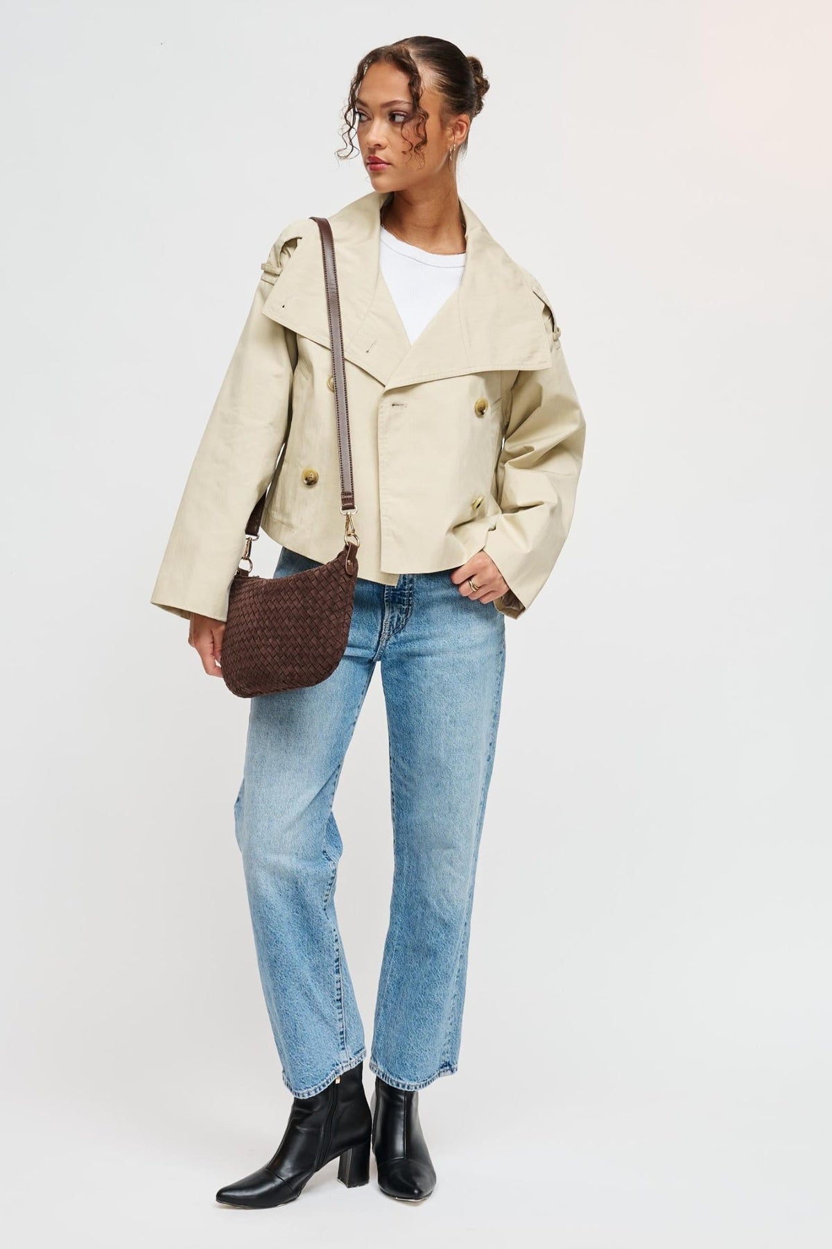 29746WS Espresso bag styled on model, view 4