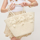 29846 Hampton Crochet Tote Bag - MiMi Wholesale