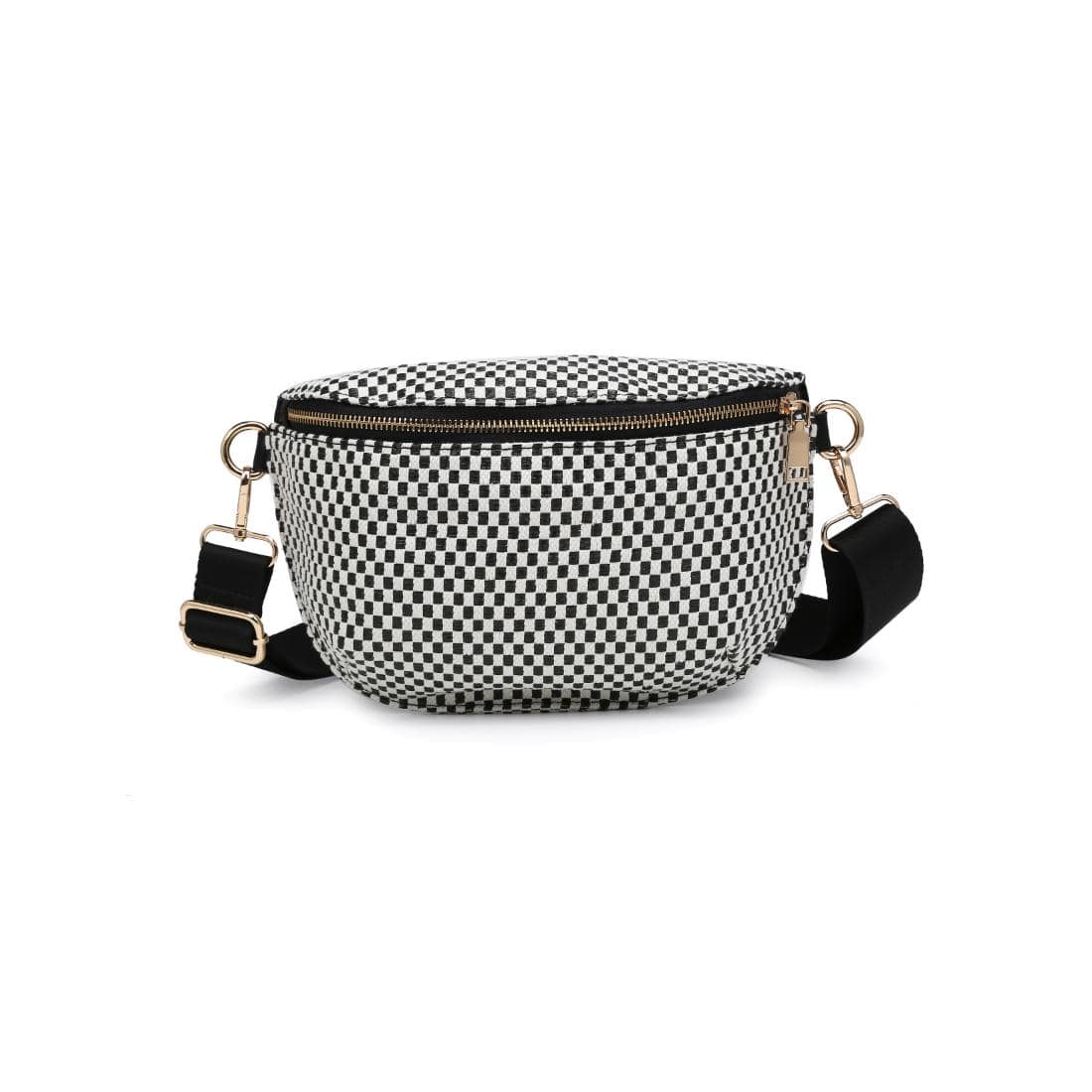 36248BML Gizelle Small Checker Sling Bag - MiMi Wholesale