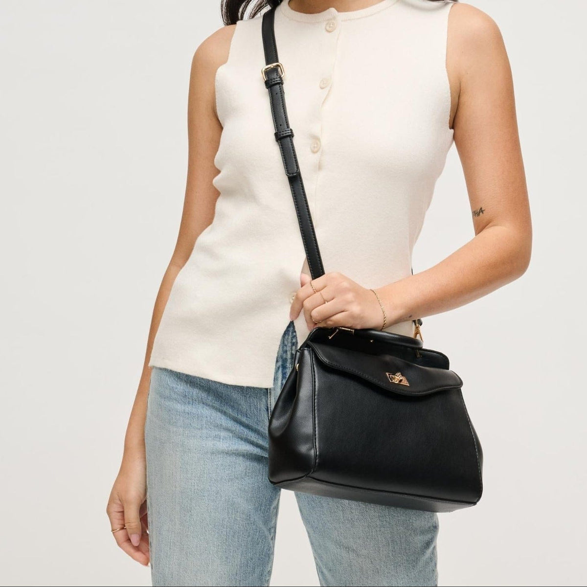 37956 Liza Crossbody/Satchel Bag - MiMi Wholesale