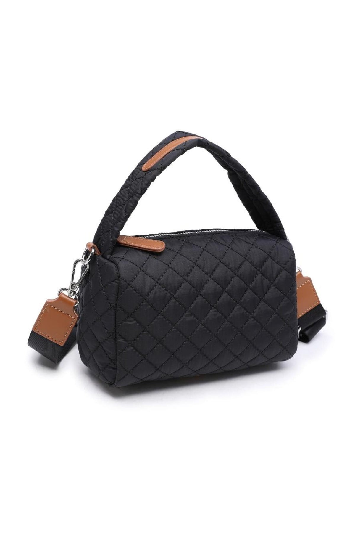 38732 Brayleigh Quilted Top-Handle Crossbody Bag - MiMi Wholesale