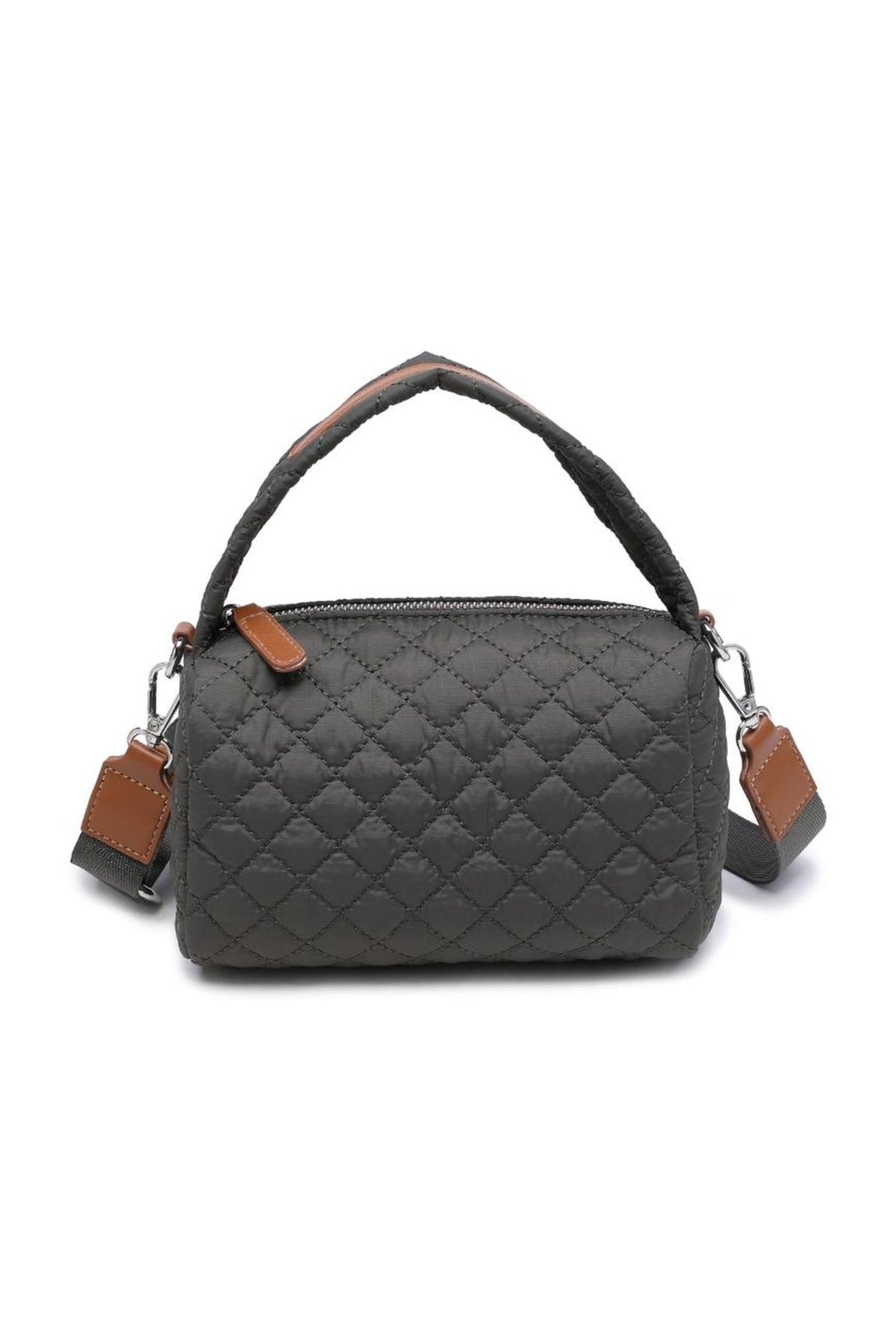 38732 Brayleigh Quilted Top-Handle Crossbody Bag - MiMi Wholesale