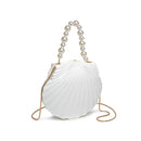 60915 Kayla Shell Pearl Handle Evening Bag - MiMi Wholesale