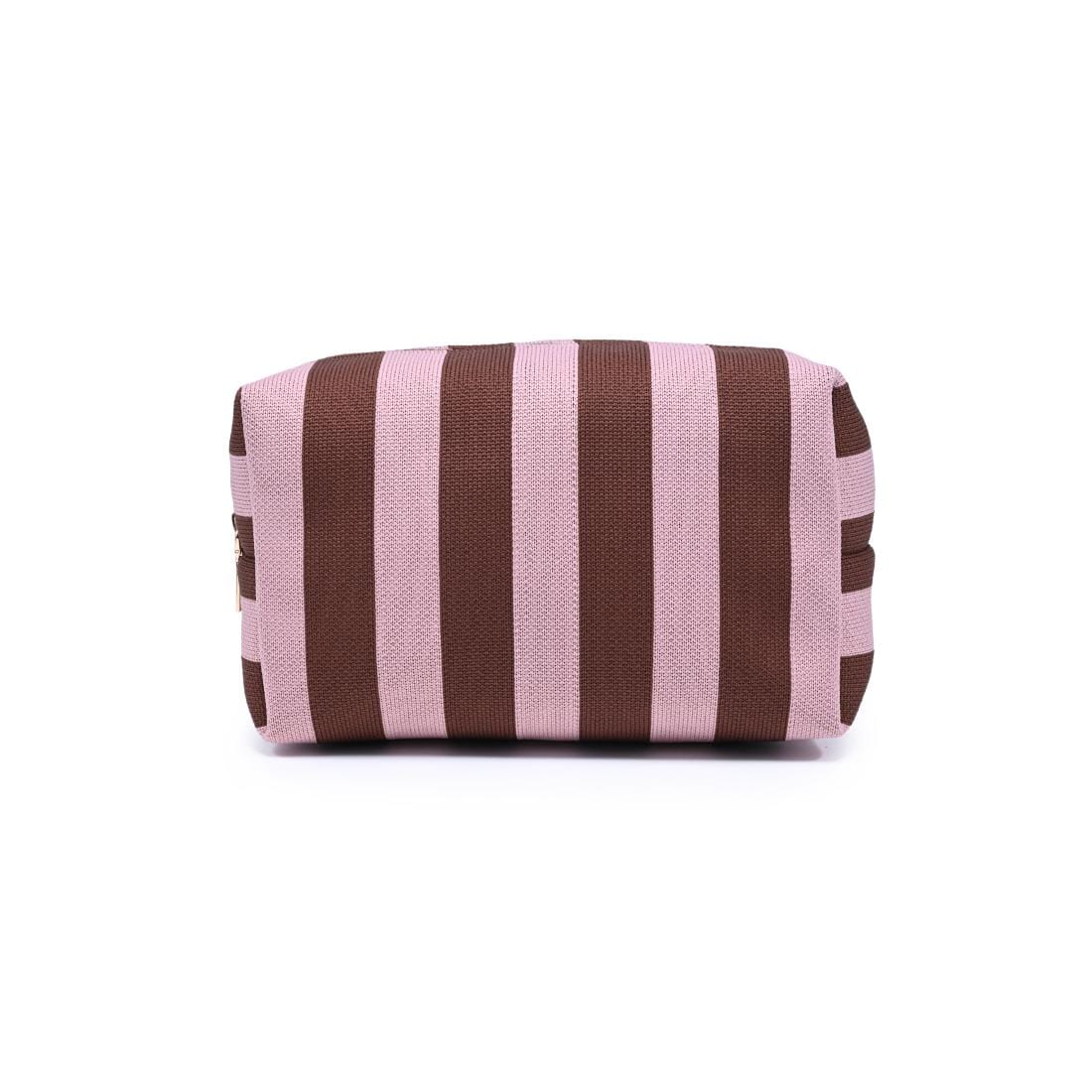 61028BS Essential Stripe Cosmetic Bag - MiMi Wholesale
