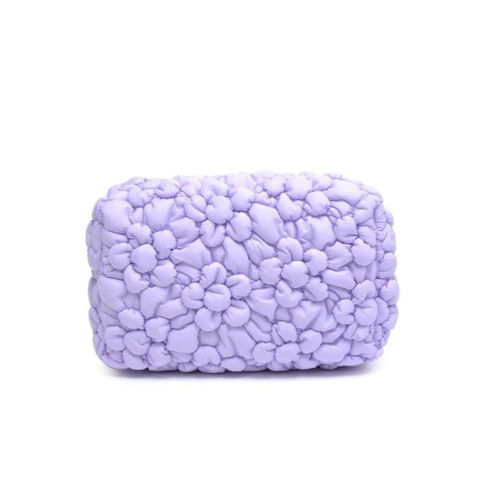 61028F Flora Pop Nylon Cosmetic Pouch - MiMi Wholesale