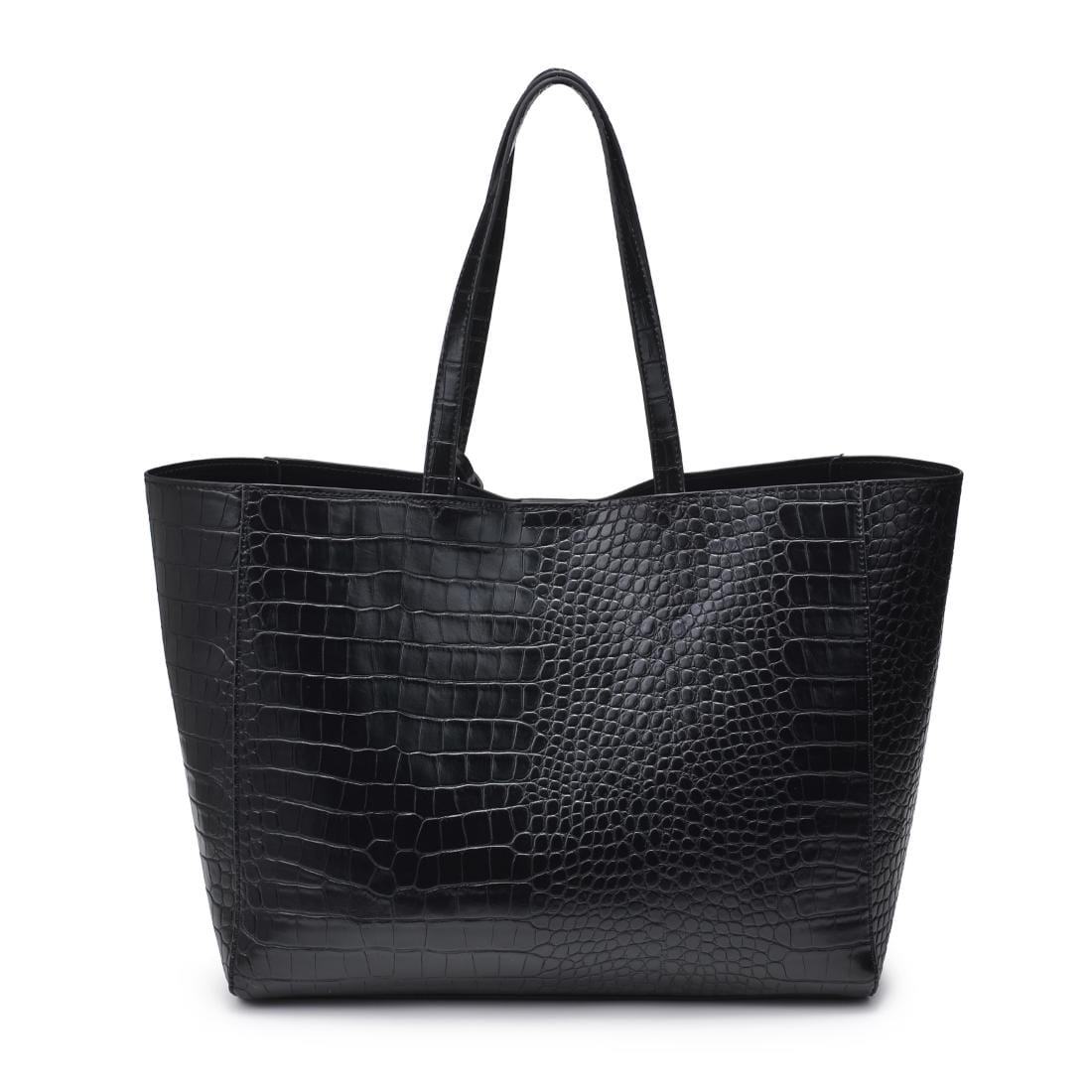 61673B Tiffany Croc Tote Bag - MiMi Wholesale