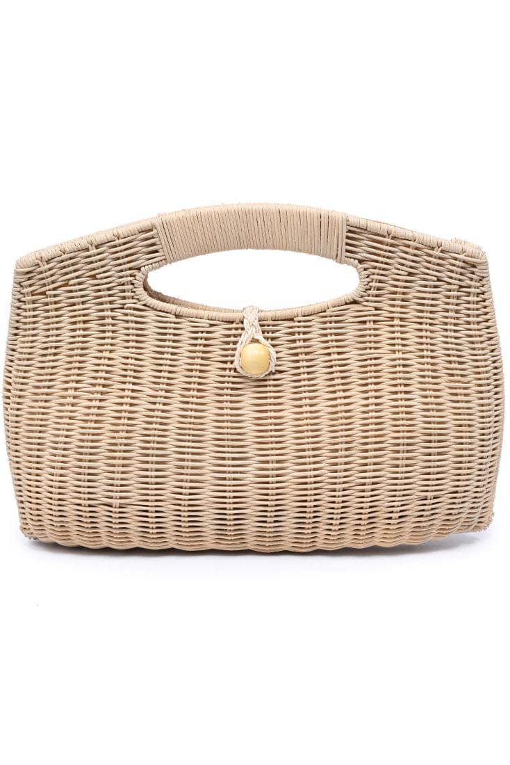62599 Riley Straw Clutch Bag - MiMi Wholesale