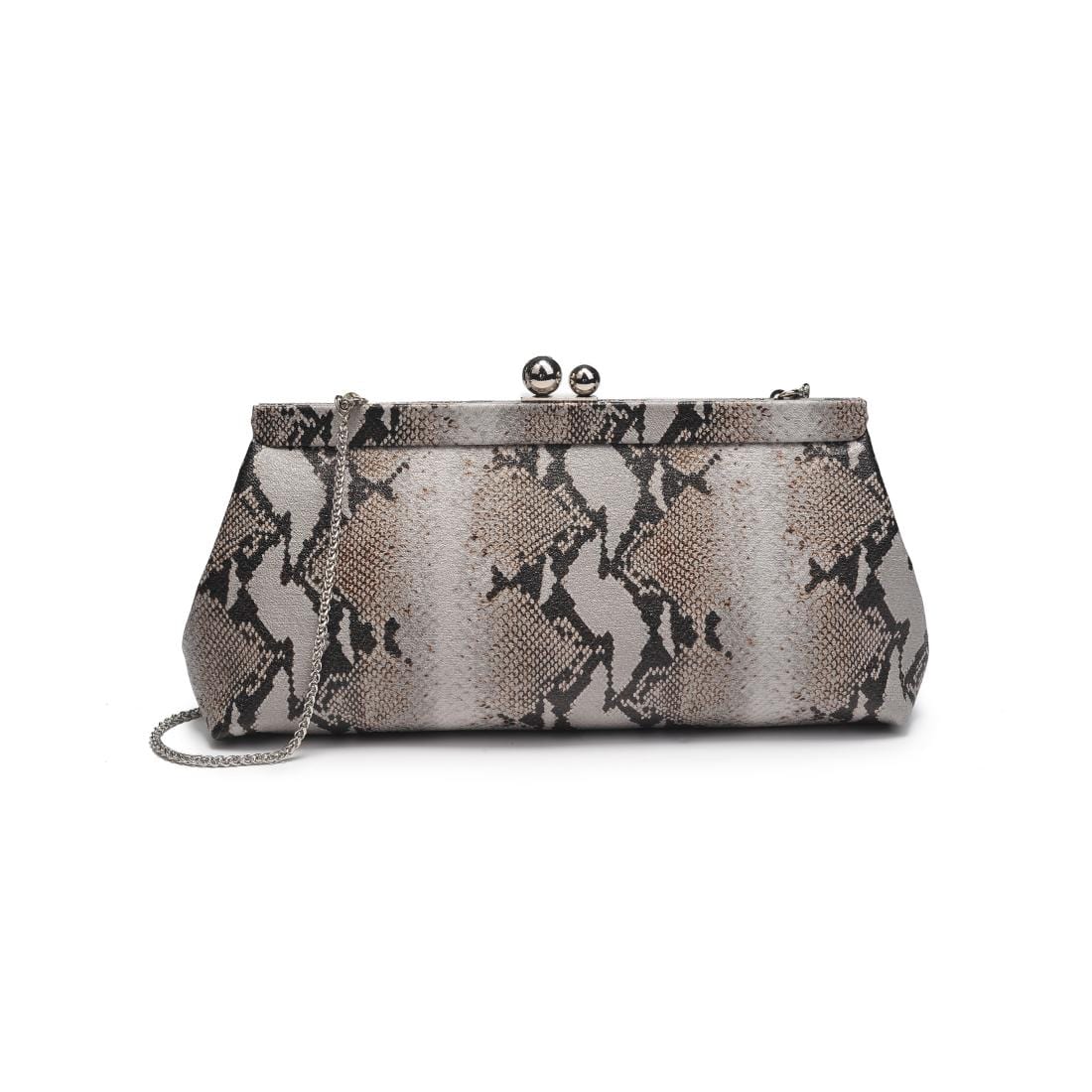 63161 Eden Clutch Bag Wtih Chain Strap - MiMi Wholesale