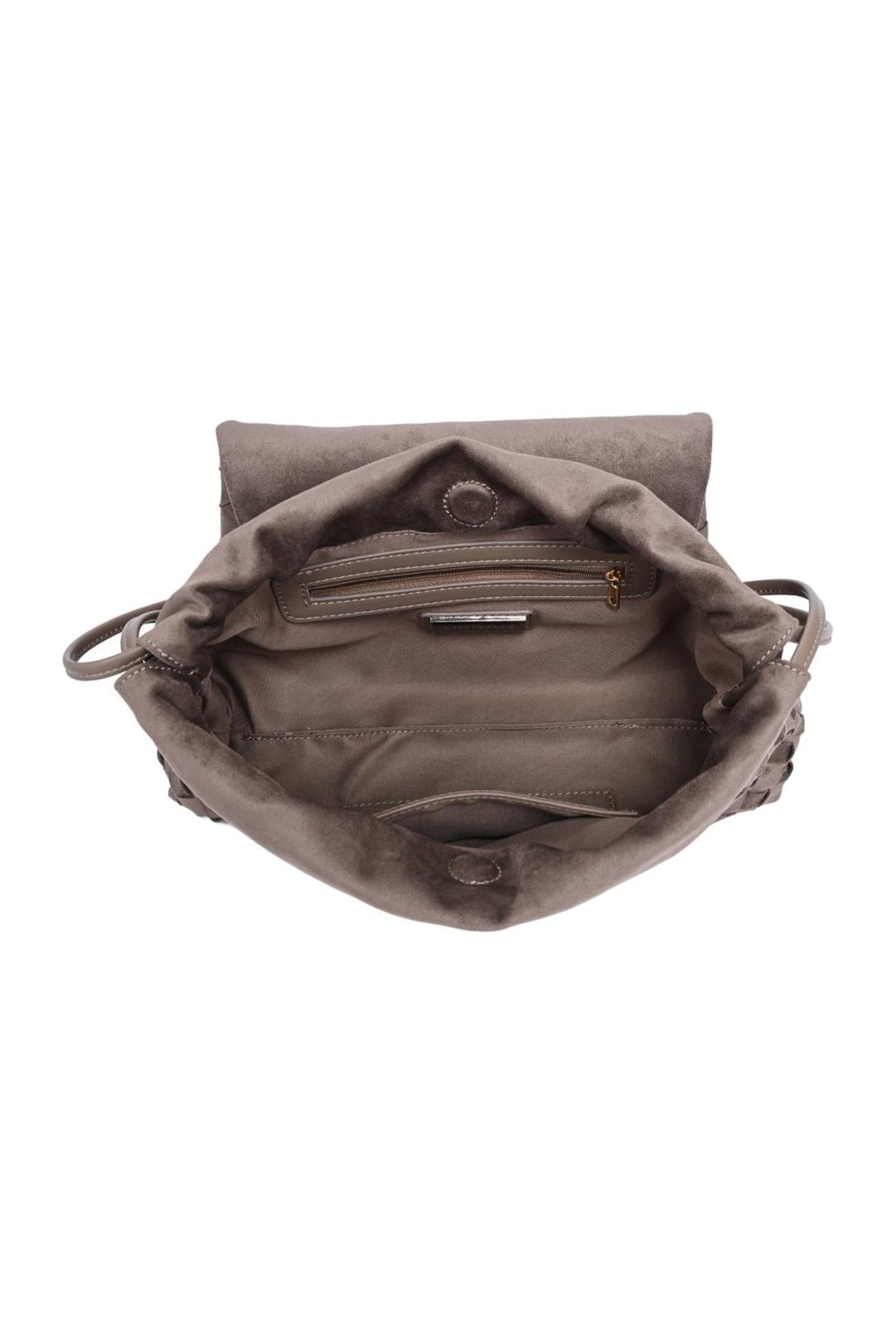 64617 Salem Woven-Texture Flap Crossbody Bag - MiMi Wholesale