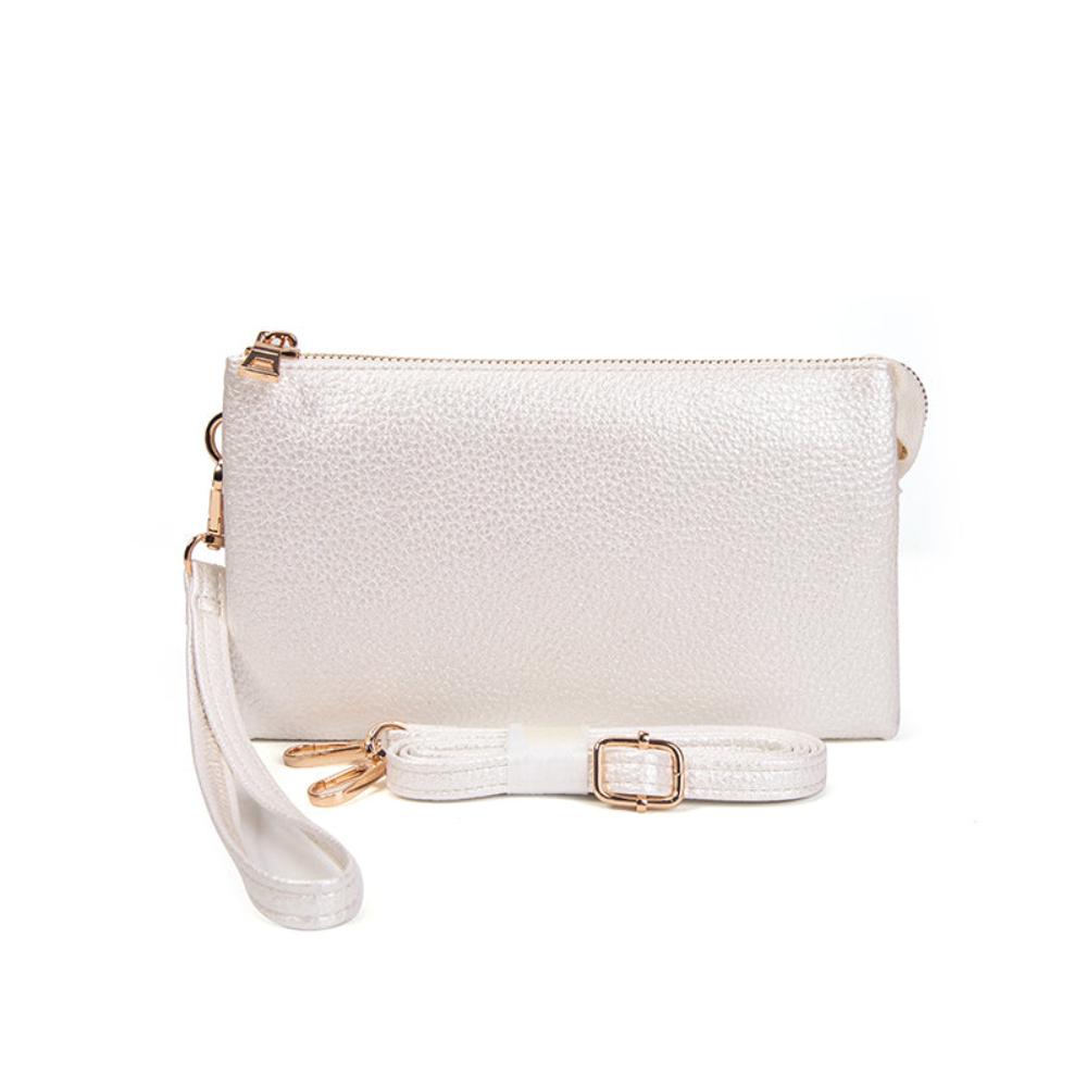 7013 Monogrammable Three Compartments Crossbody Bag - MiMi Wholesale