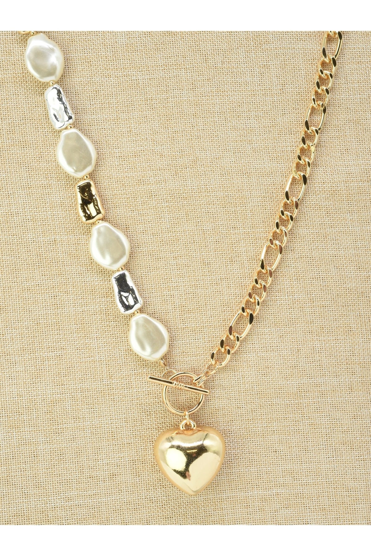 CN4362GS heart necklace
