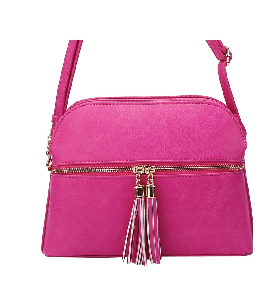 LP050 Selena Crossbody Bag With Tassel Detail