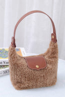 SW780 Shearling Convertible Clutch/Shoulder/Crossbody Bag