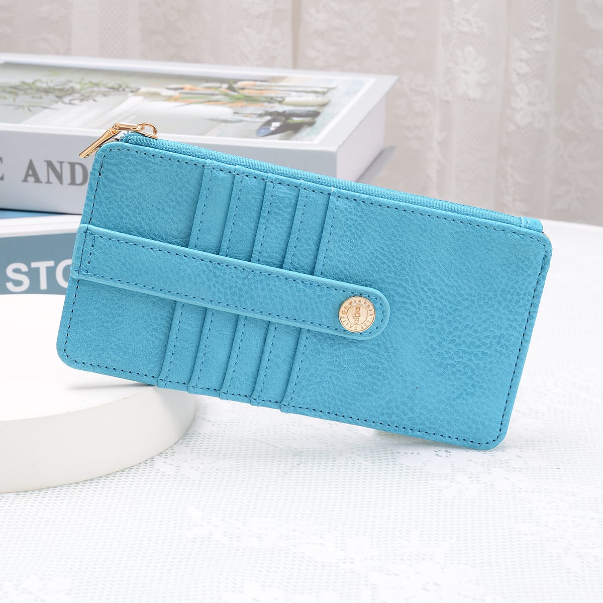 AD004 Saige Slim Cardholder Wallet - MiMi Wholesale