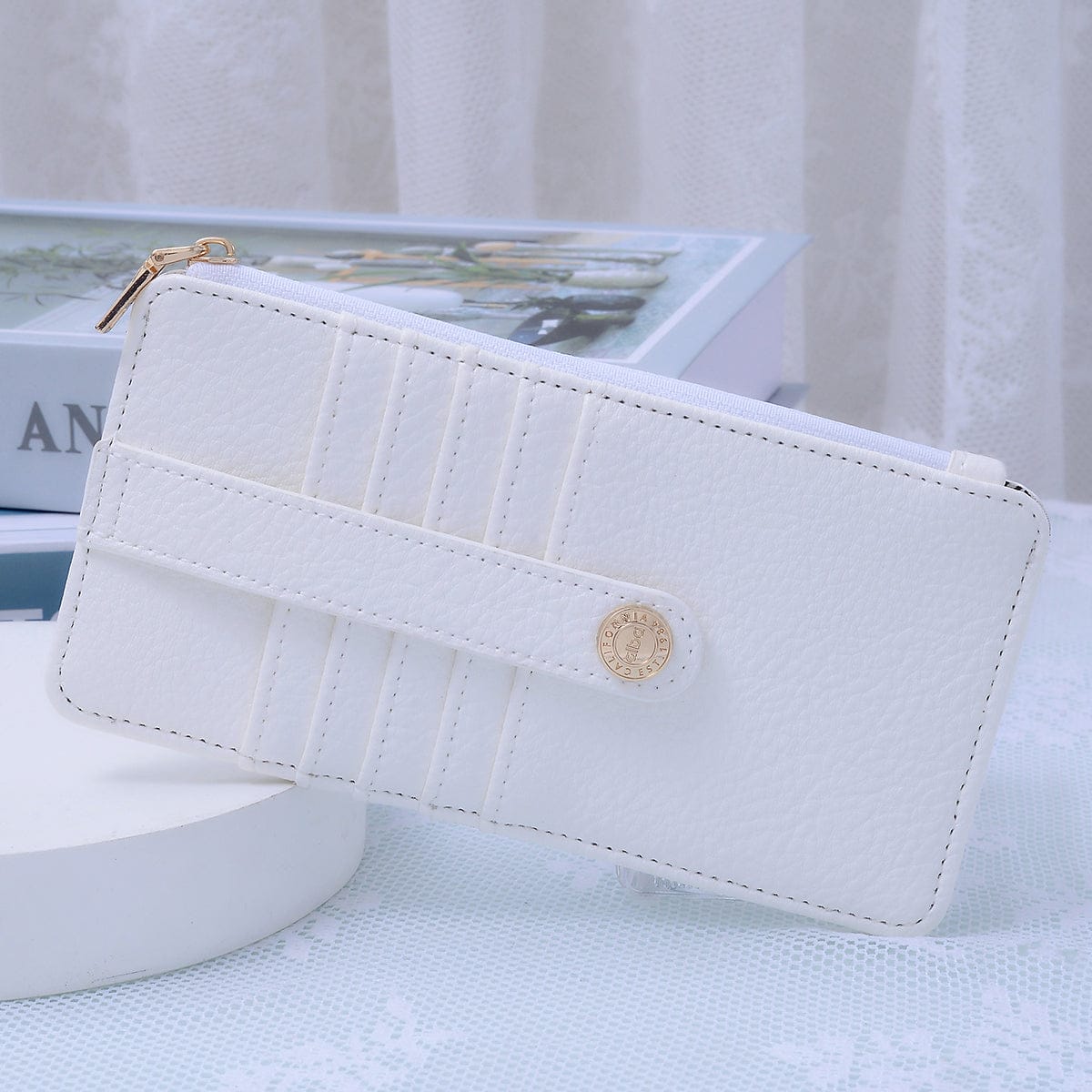 AD004 Saige Slim Cardholder Wallet - MiMi Wholesale