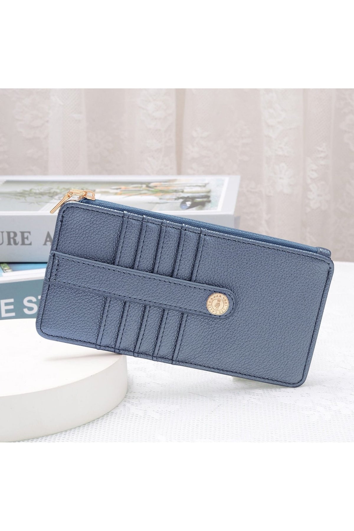 AD004 Saige Slim Cardholder Wallet - MiMi Wholesale
