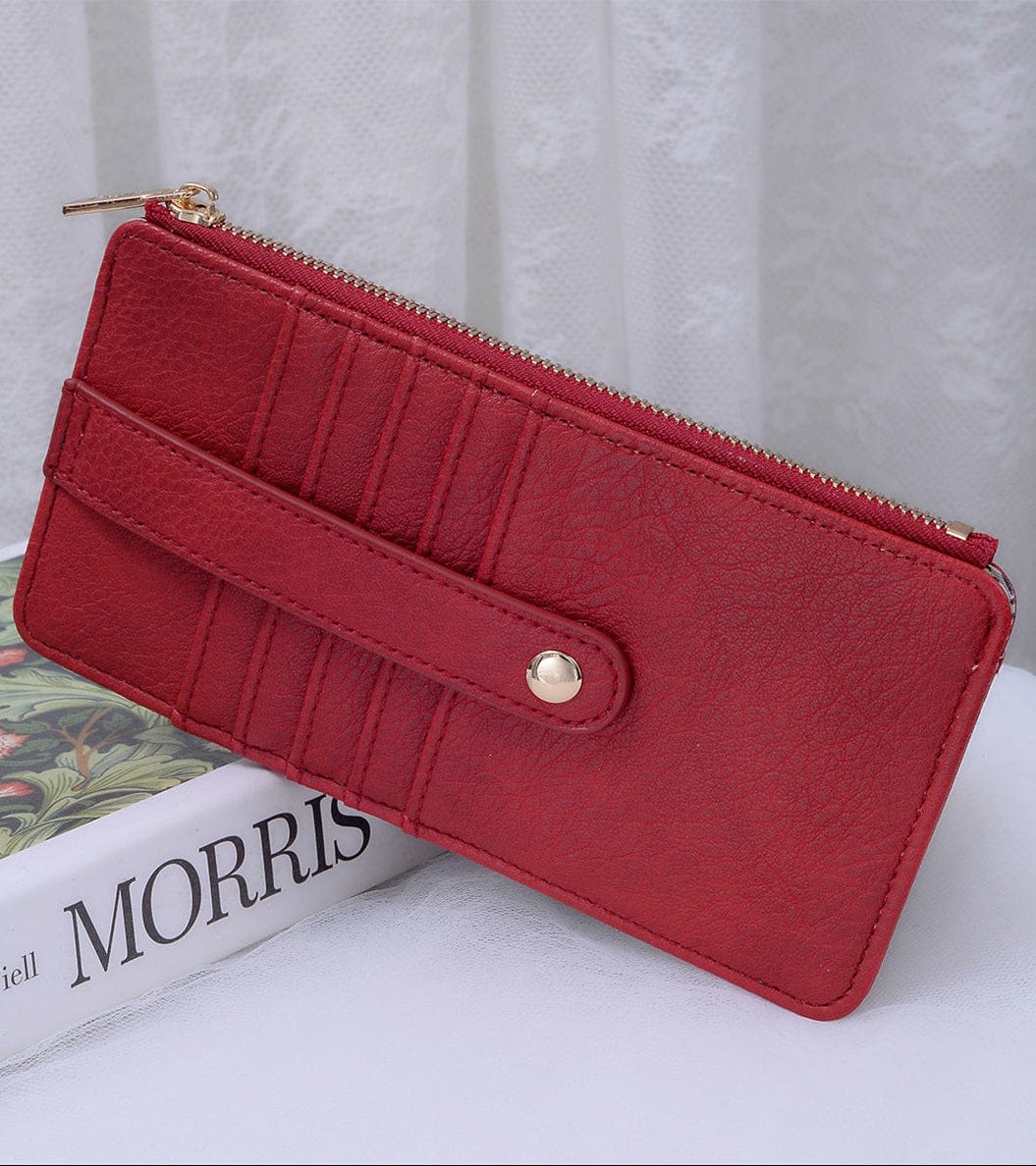 AD004 Saige Slim Cardholder Wallet - MiMi Wholesale