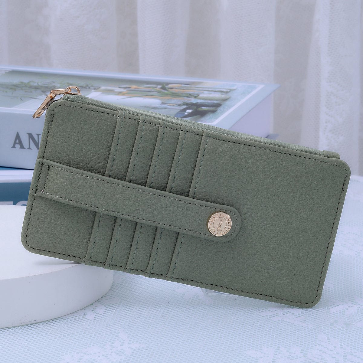 AD004 Saige Slim Cardholder Wallet - MiMi Wholesale