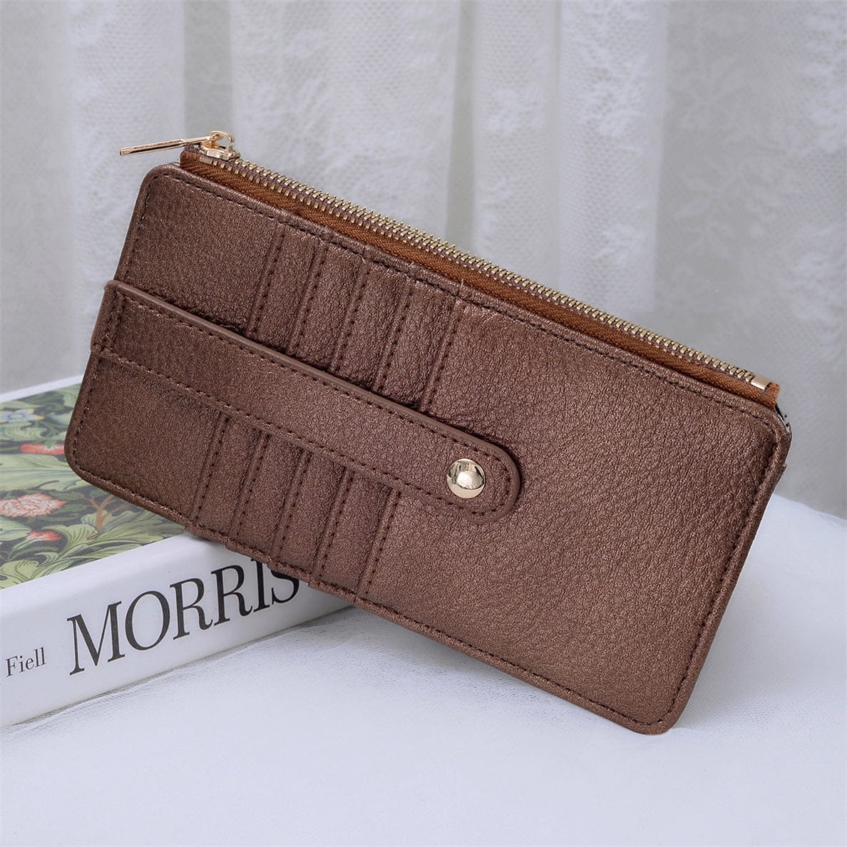 AD004 Saige Slim Cardholder Wallet - MiMi Wholesale