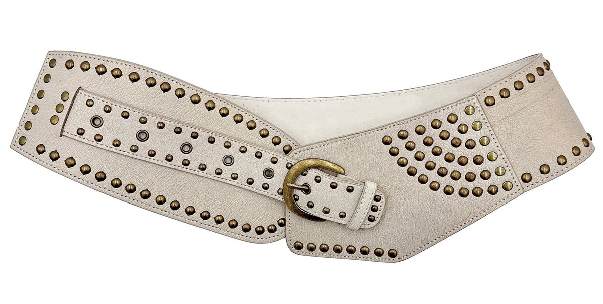 BABS046 Billie Stud Belt - MiMi Wholesale