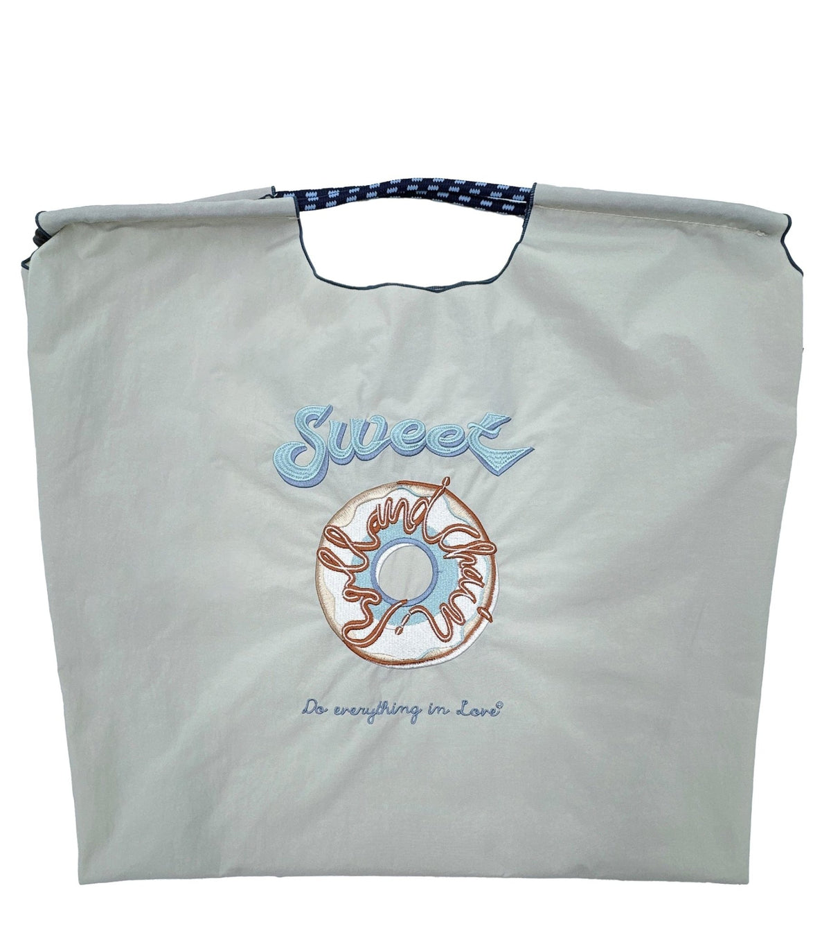 BBT510145 Nylon Sweet Pattern Rope Handle Tote Bag - MiMi Wholesale