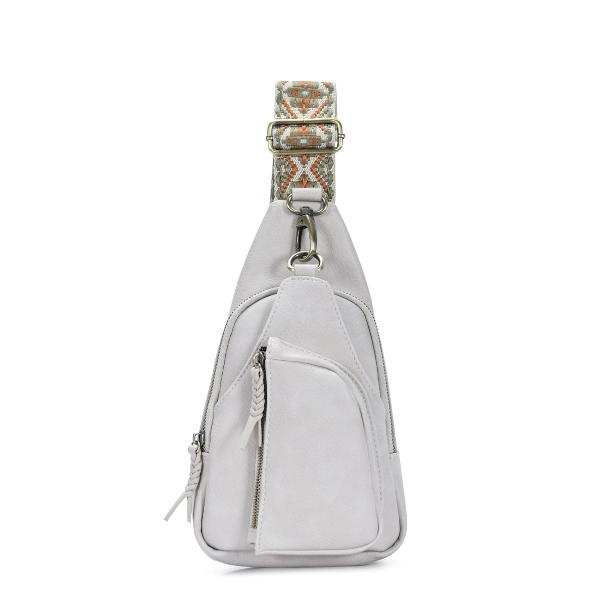 BGA5704 Zoey Boho Sling Bag With Guitar Strap - MiMi Wholesale