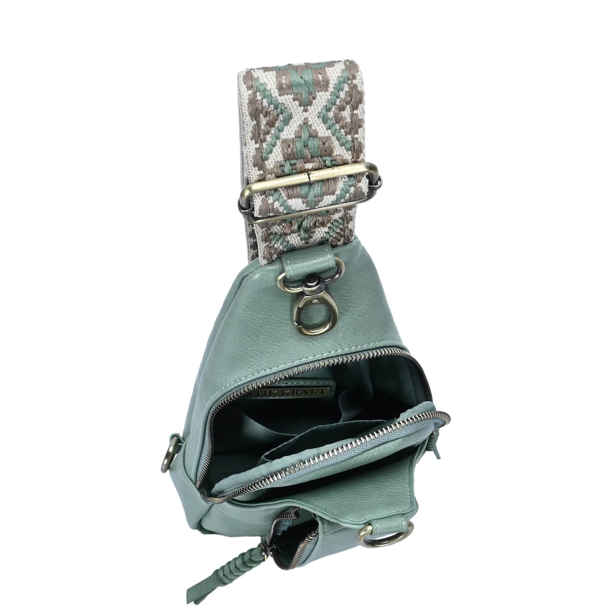 BGA5704 Zoey Boho Sling Bag With Guitar Strap - MiMi Wholesale