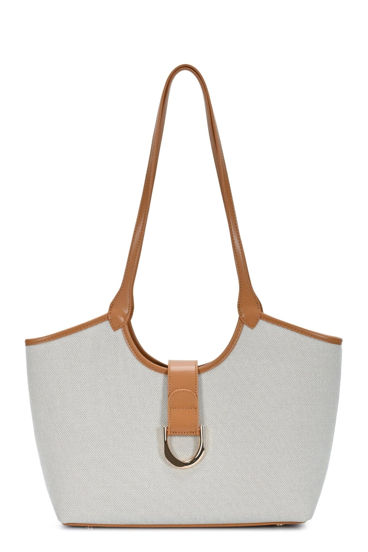 BGT8917 Leanne Canvas Three Compartment Tote Bag - MiMi Wholesale