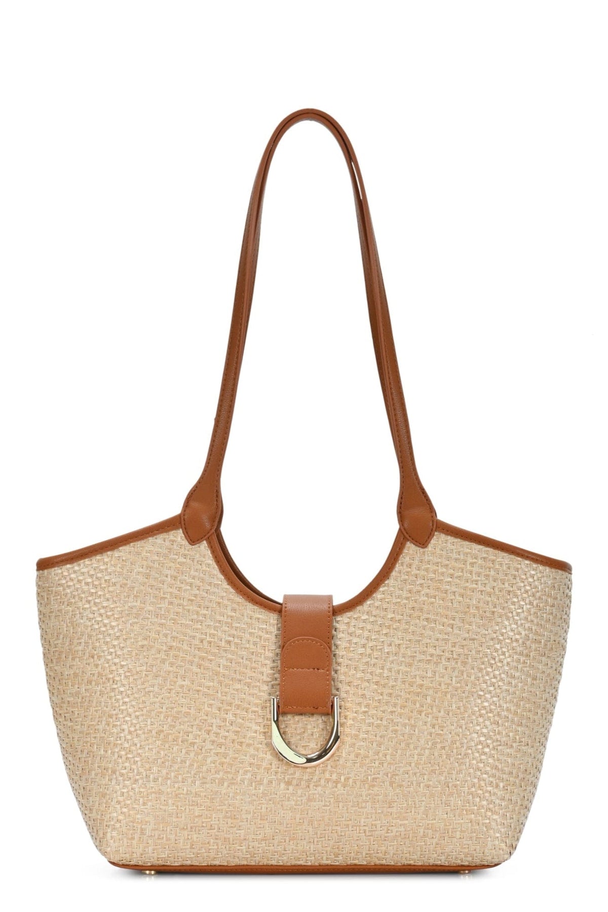 BGT8918 Kate Straw Three Compartment Tote Bag - MiMi Wholesale