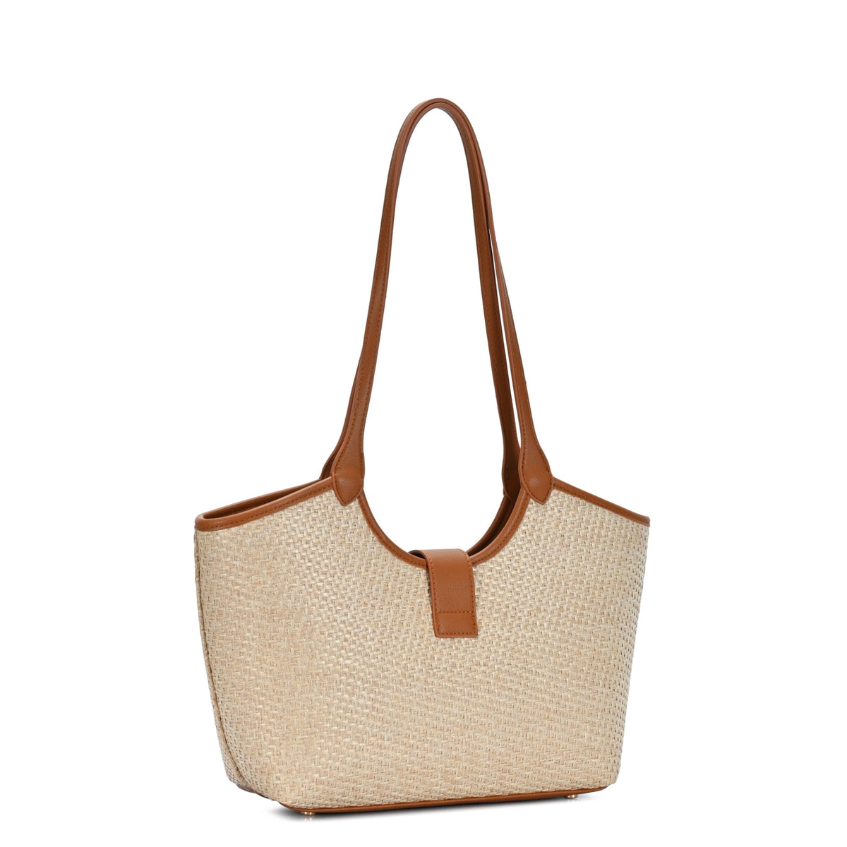 BGT8918 Kate Straw Three Compartment Tote Bag - MiMi Wholesale