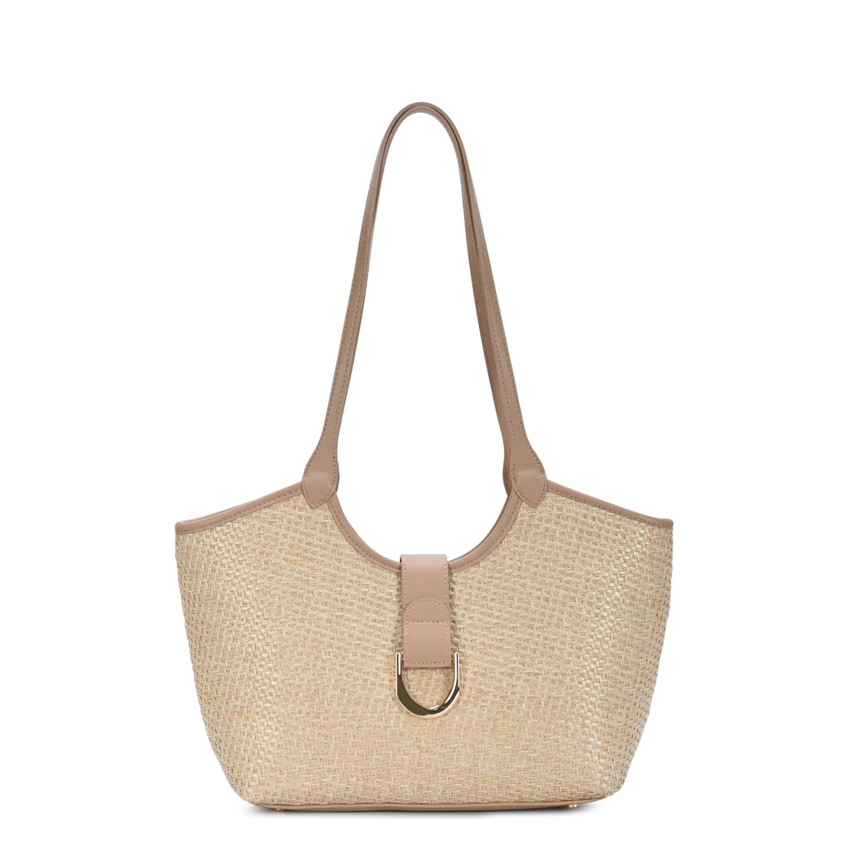 BGT8918 Kate Straw Three Compartment Tote Bag - MiMi Wholesale