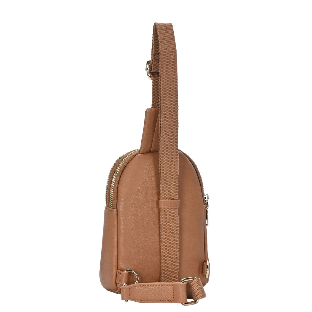 BGW6316 Janice Double Zip Mini Sling Bag - MiMi Wholesale