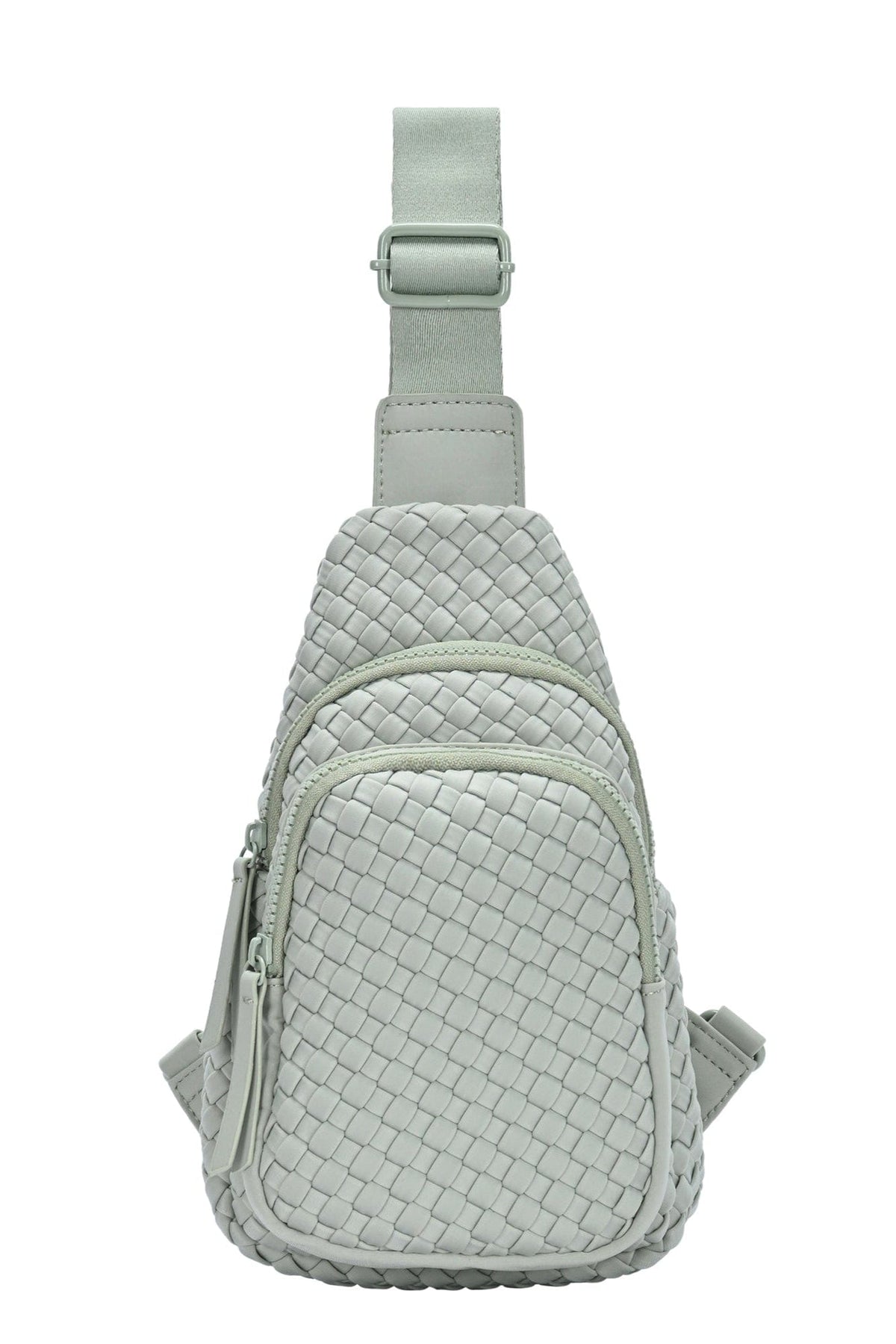 BGW7308 Marie Neoprene Woven Sling Bag - MiMi Wholesale