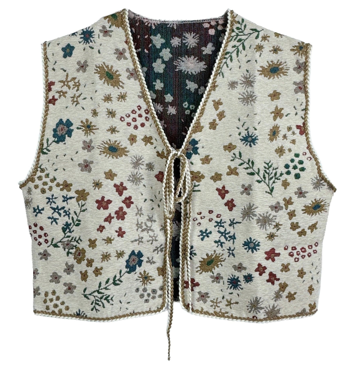 BLVS203 Western Jacquard Vest - MiMi Wholesale
