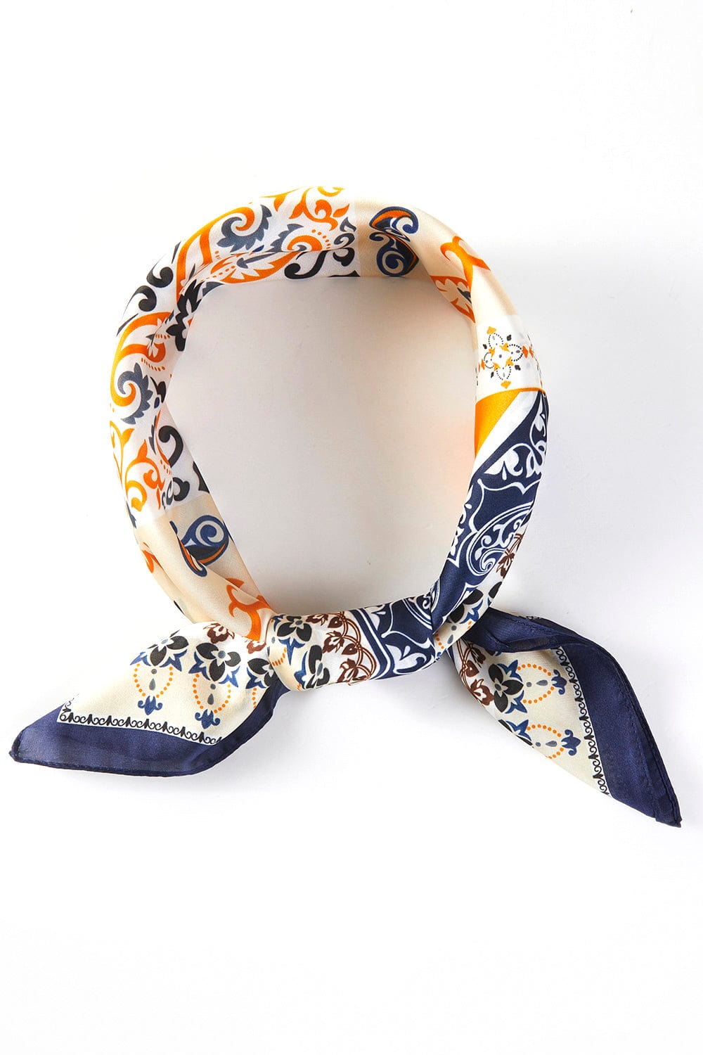 BS0096 Paisley and Arabesque Oriental Print Bandana - MiMi Wholesale