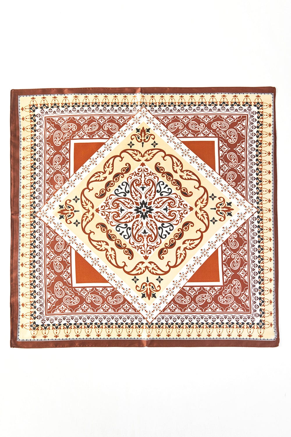 BS0096 Paisley and Arabesque Oriental Print Bandana - MiMi Wholesale