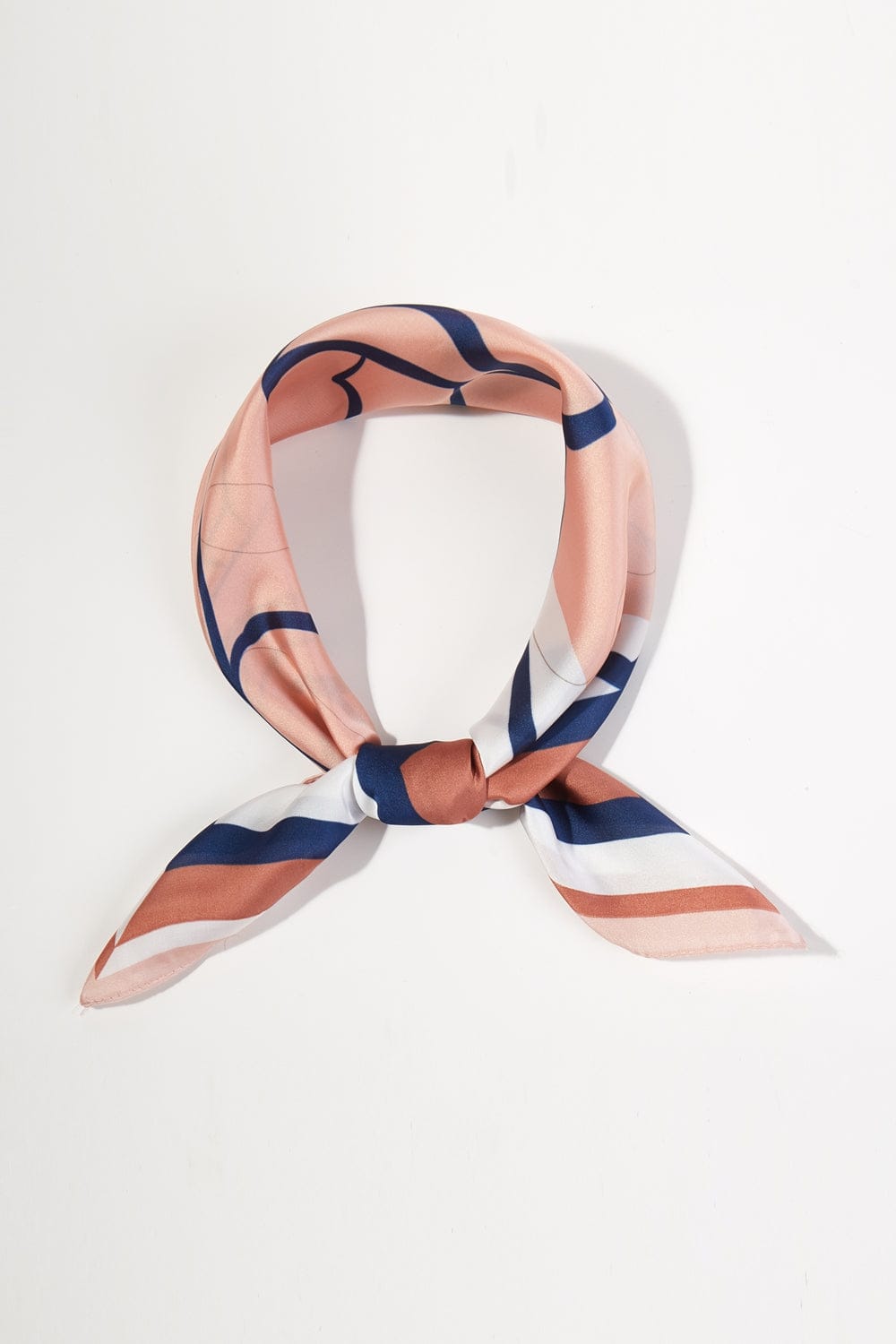 BS0107 Modern Rose Print Bandana - MiMi Wholesale
