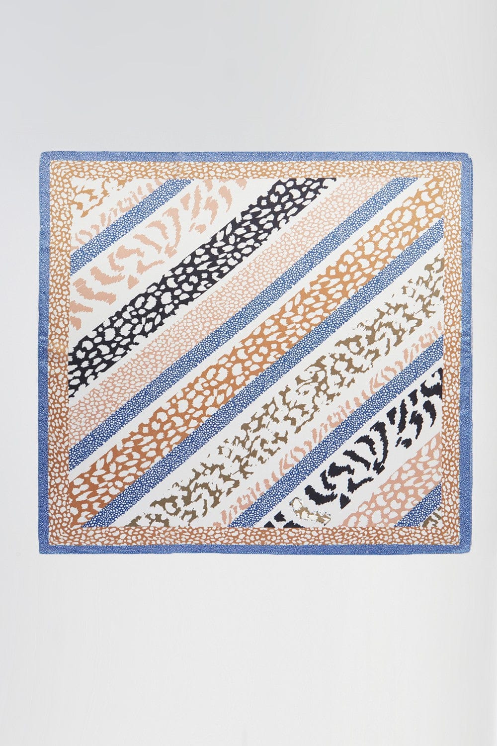 BS0130 Abstract Leopard Print Bandana - MiMi Wholesale