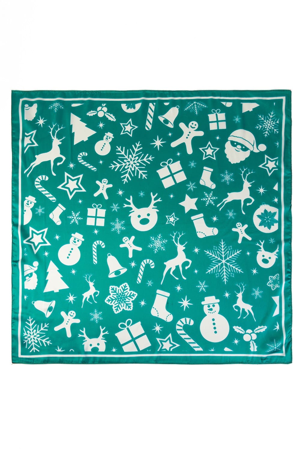 BSC001 Christmas Print Bandana - MiMi Wholesale