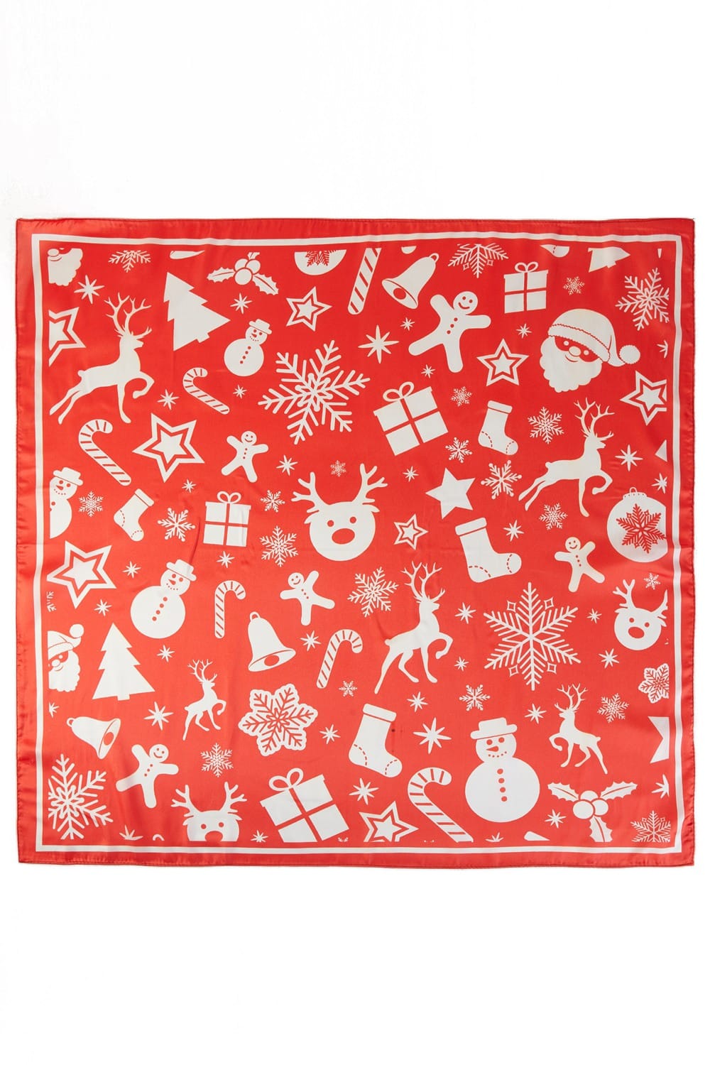 BSC001 Christmas Print Bandana - MiMi Wholesale