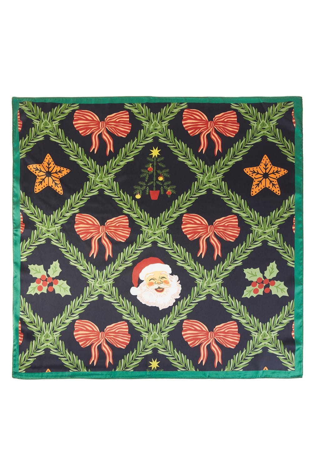 BSC005 Christmas Print Bandana - MiMi Wholesale