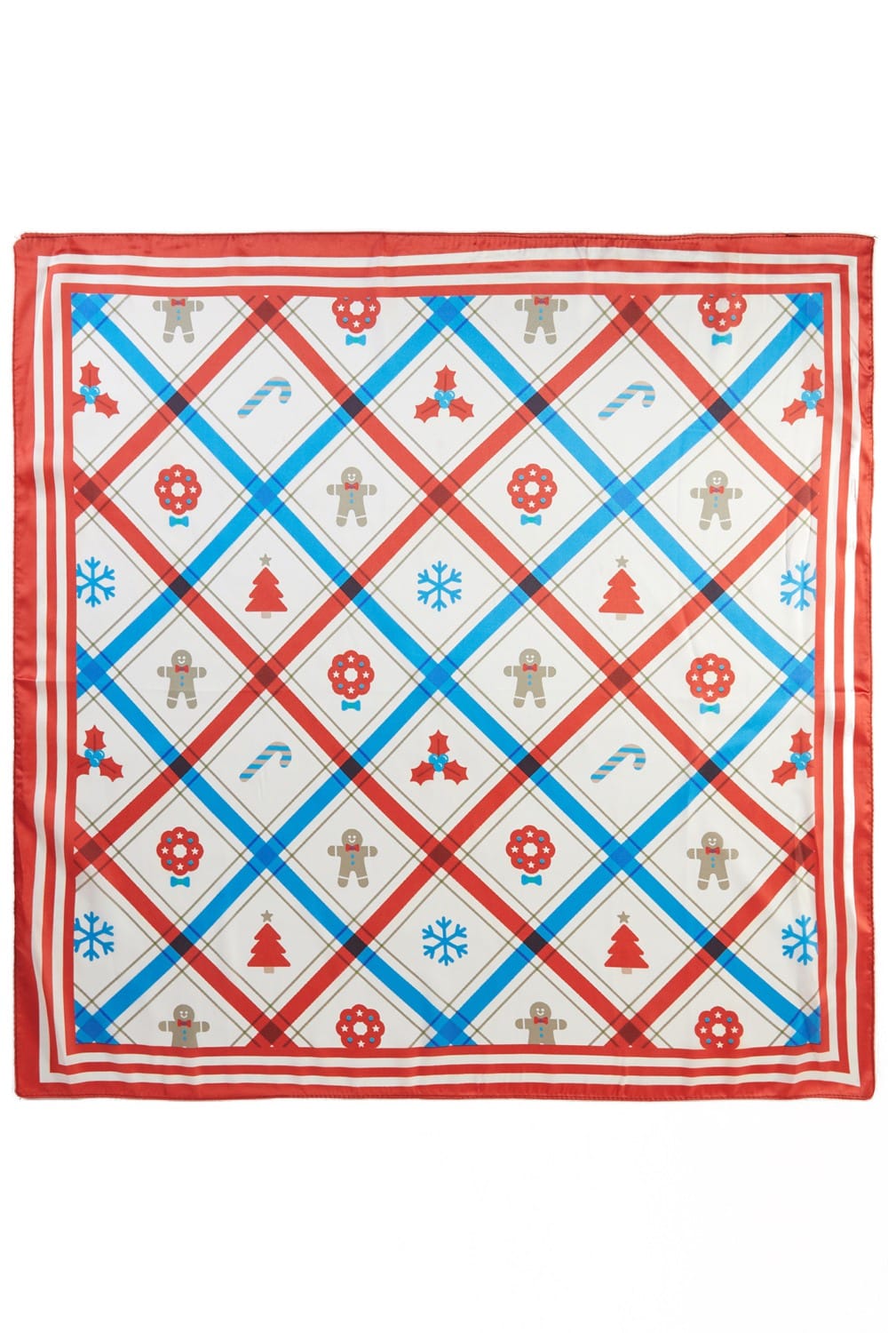 BSC006 Christmas Print Bandana - MiMi Wholesale