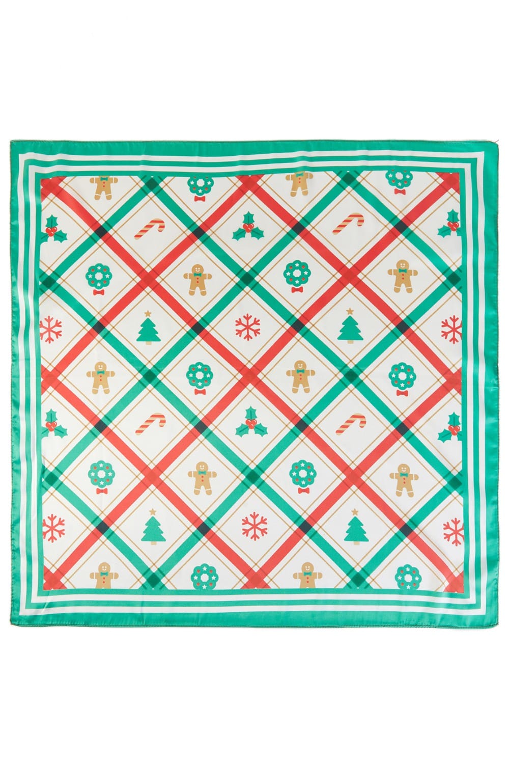 BSC006 Christmas Print Bandana - MiMi Wholesale