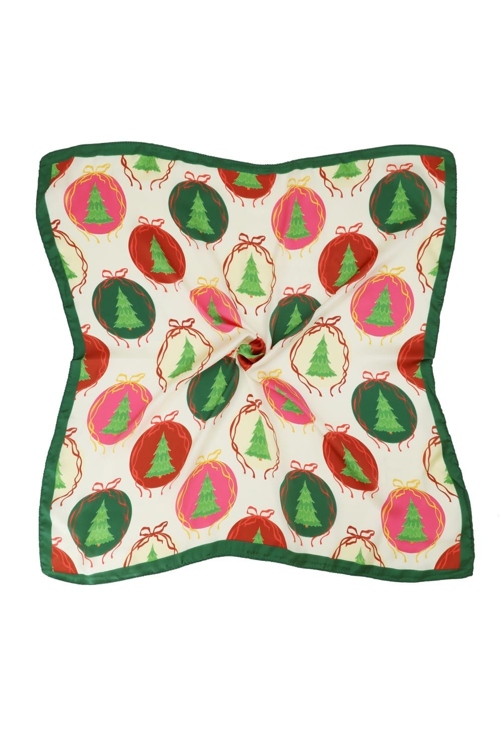 BSC010 Christmas Ornament Print Bandana - MiMi Wholesale