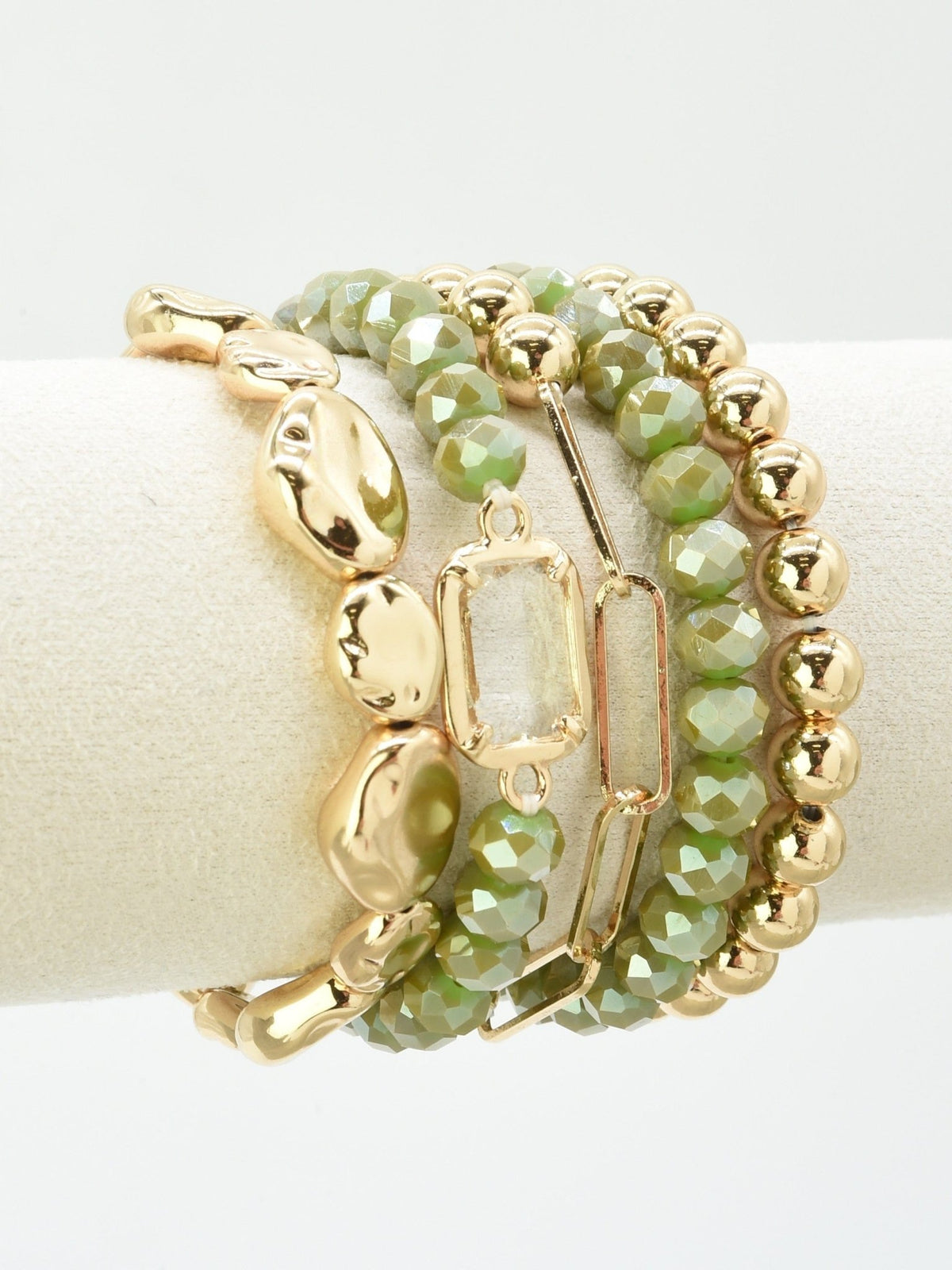 CB2191 5 Piece Beaded Bracelet Set - MiMi Wholesale