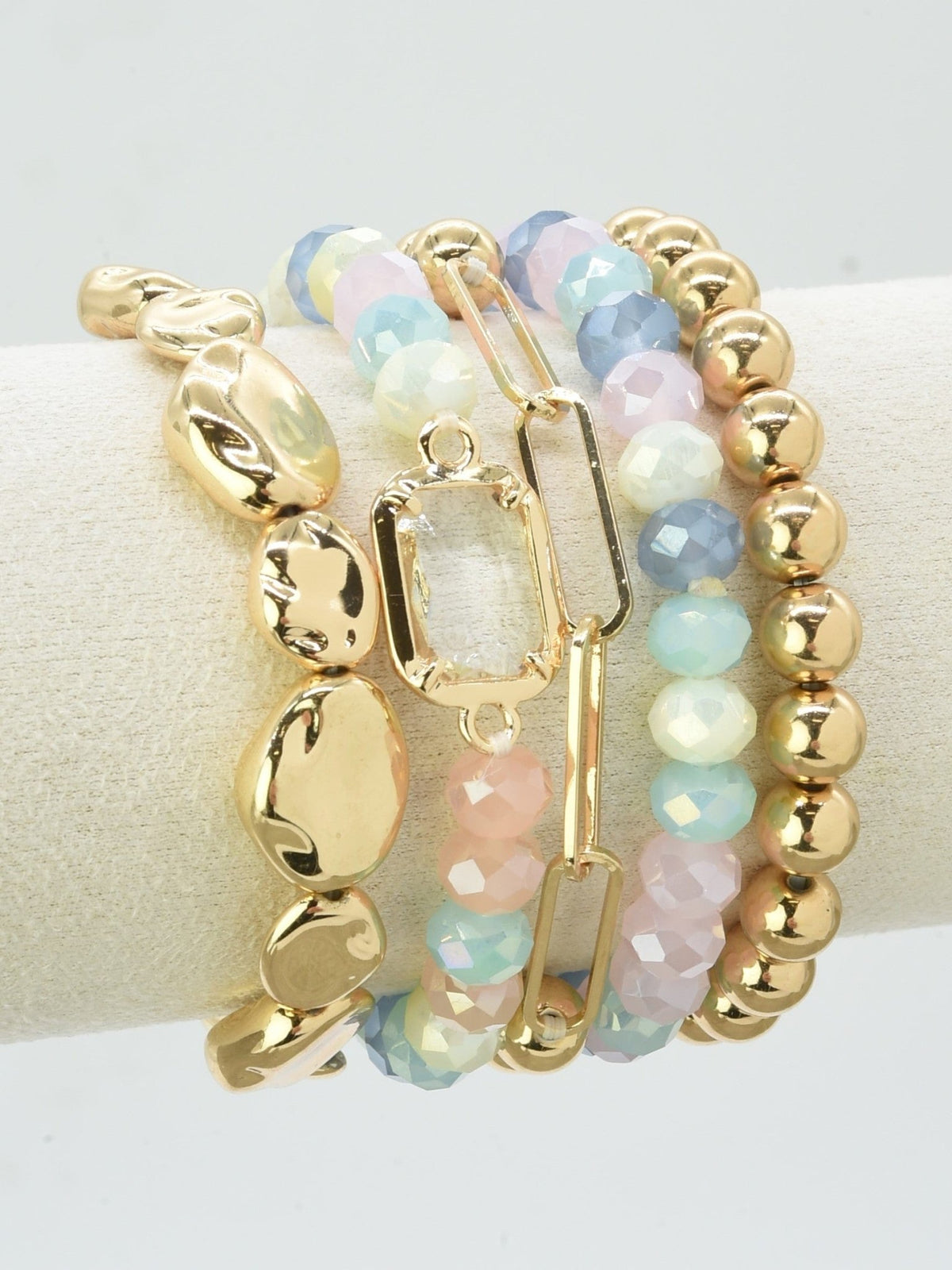 CB2191 5 Piece Beaded Bracelet Set - MiMi Wholesale