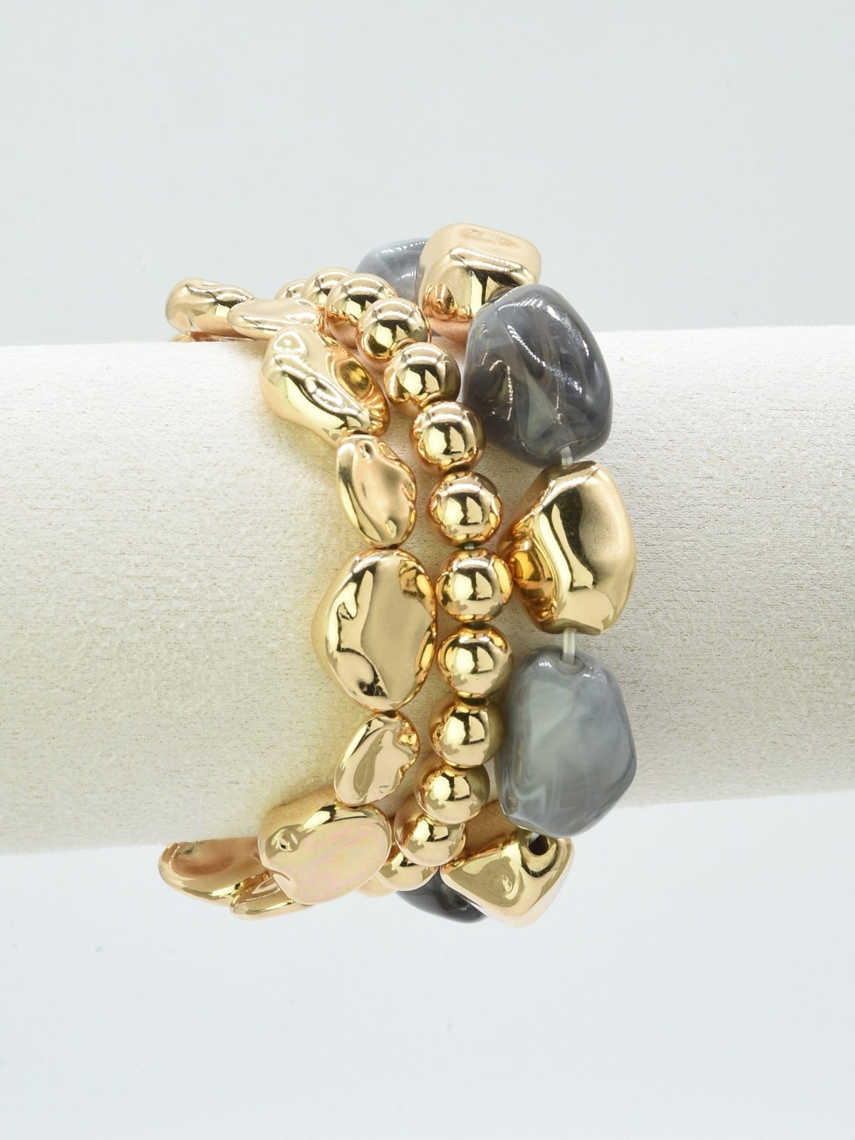 CB2303 3 Piece Acrylic CCB Bracelet Set - MiMi Wholesale