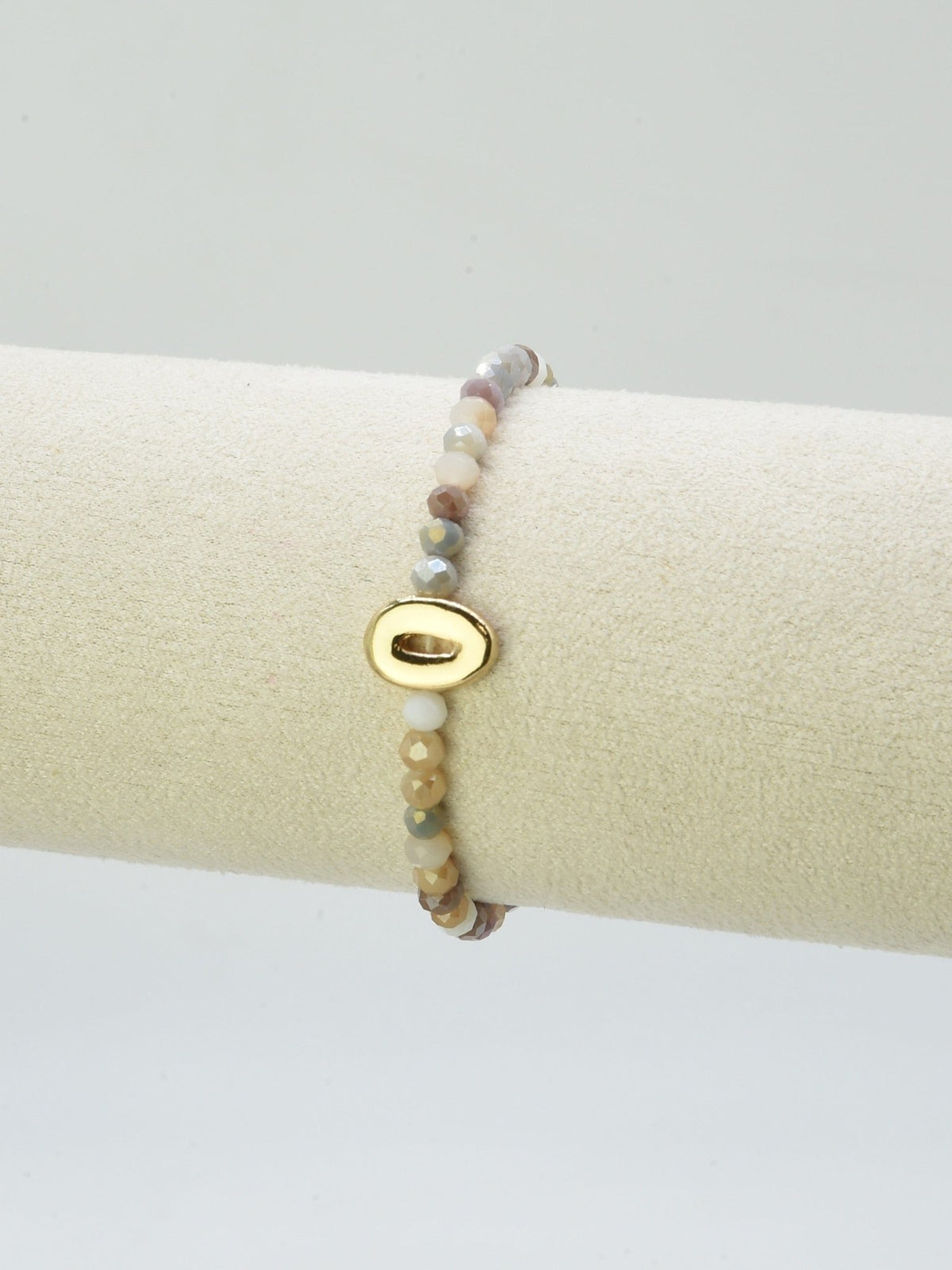 CB2315 Beaded Initial Bracelet - MiMi Wholesale